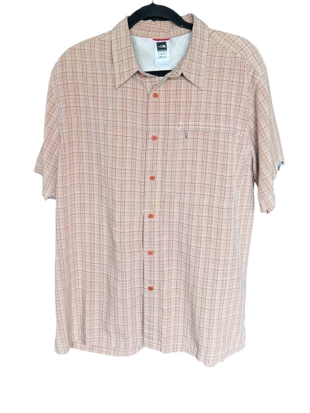 The North Face Button Up Shirt XL Plaid Outdoor Hiking Camp Gorpcore Workwear - Picture 1 of 7